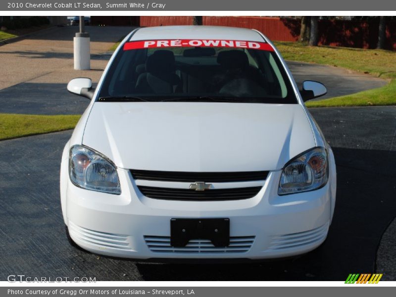 Summit White / Gray 2010 Chevrolet Cobalt LT Sedan