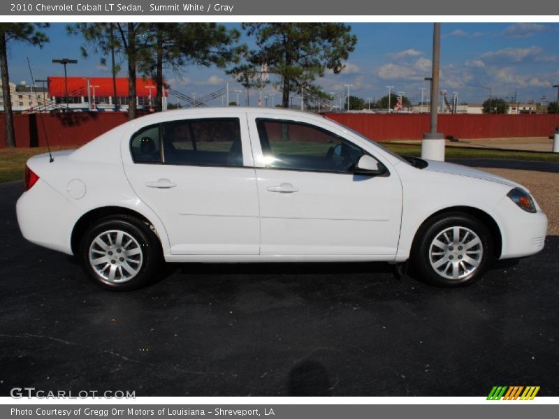 Summit White / Gray 2010 Chevrolet Cobalt LT Sedan