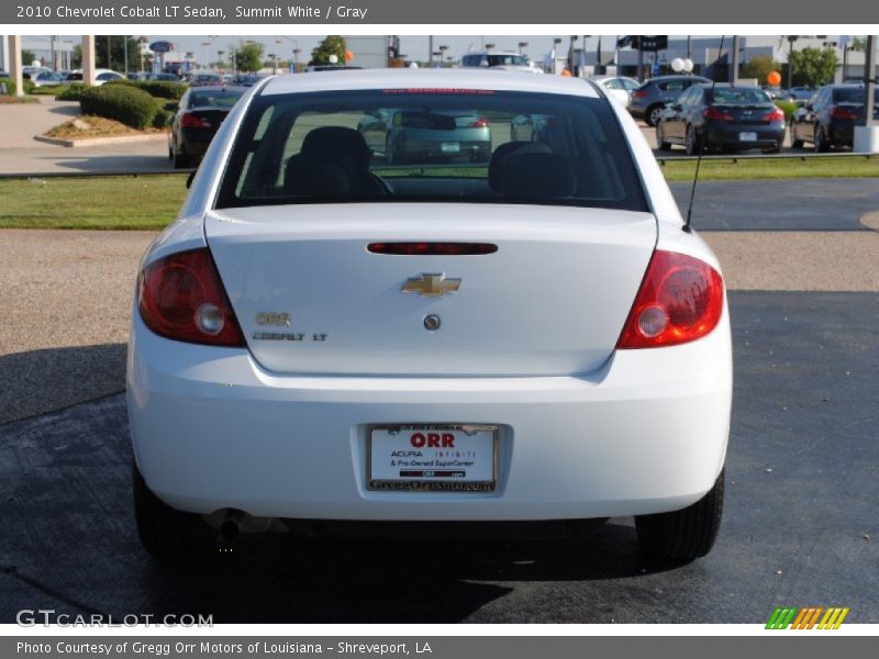 Summit White / Gray 2010 Chevrolet Cobalt LT Sedan