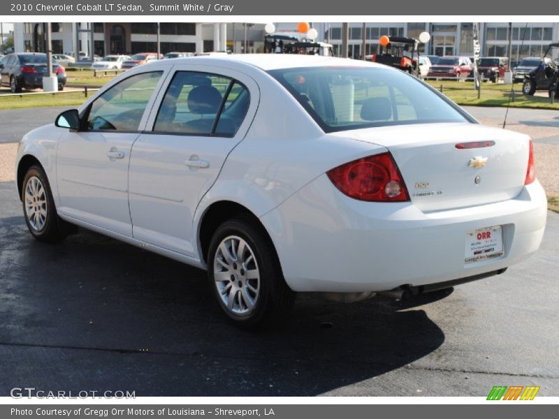 Summit White / Gray 2010 Chevrolet Cobalt LT Sedan