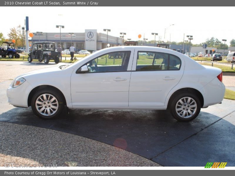 Summit White / Gray 2010 Chevrolet Cobalt LT Sedan