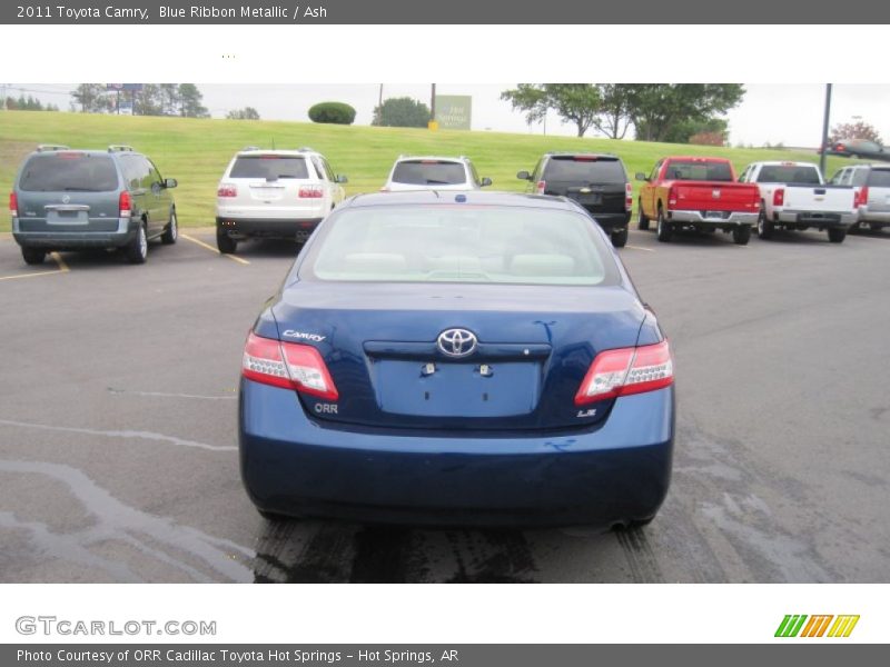 Blue Ribbon Metallic / Ash 2011 Toyota Camry