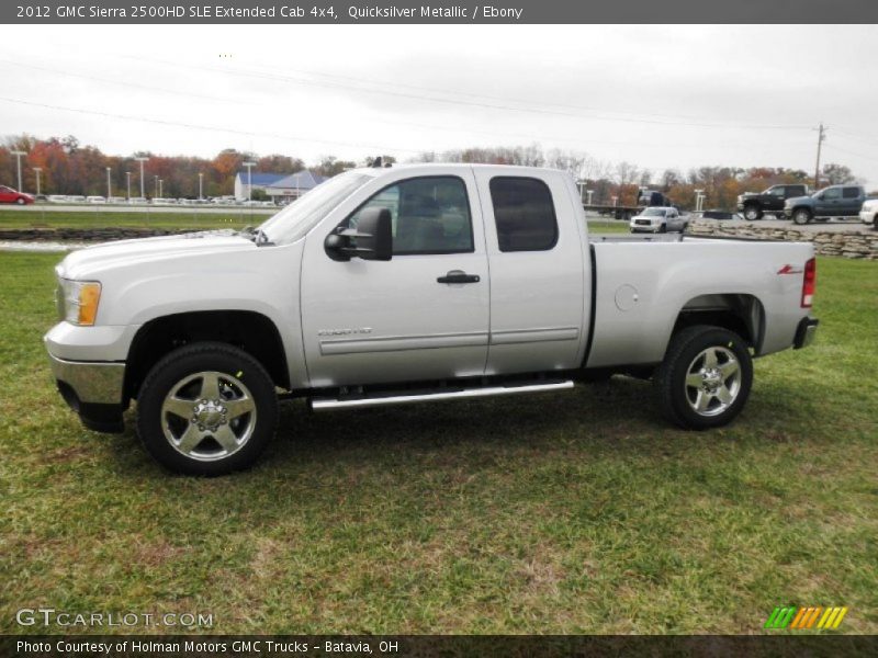  2012 Sierra 2500HD SLE Extended Cab 4x4 Quicksilver Metallic