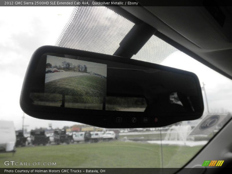 Quicksilver Metallic / Ebony 2012 GMC Sierra 2500HD SLE Extended Cab 4x4