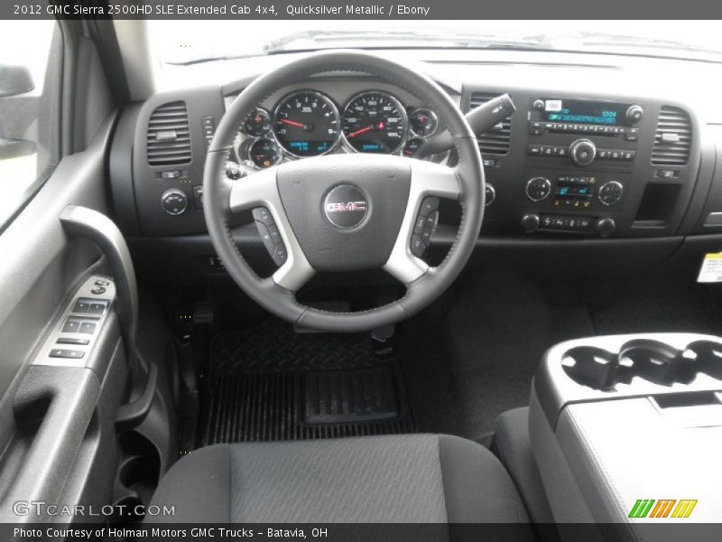 Dashboard of 2012 Sierra 2500HD SLE Extended Cab 4x4