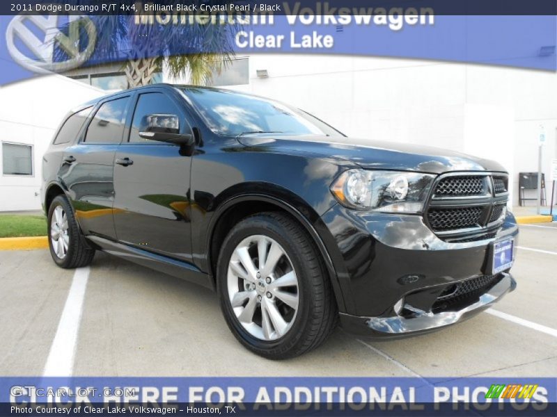 Brilliant Black Crystal Pearl / Black 2011 Dodge Durango R/T 4x4