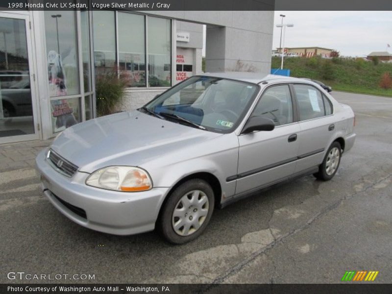 Vogue Silver Metallic / Gray 1998 Honda Civic LX Sedan