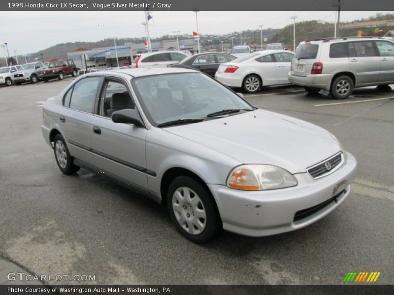 Vogue Silver Metallic / Gray 1998 Honda Civic LX Sedan