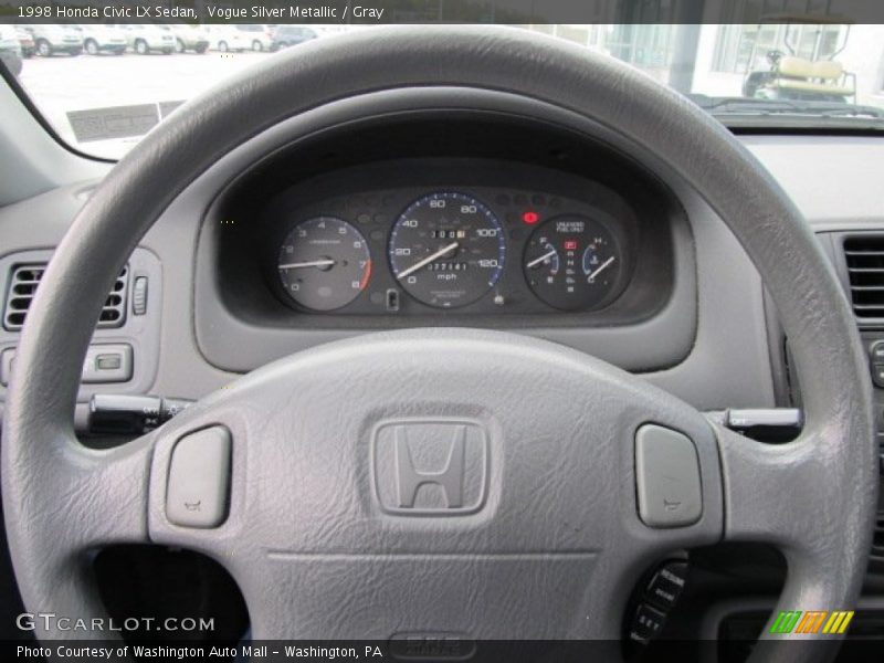Vogue Silver Metallic / Gray 1998 Honda Civic LX Sedan