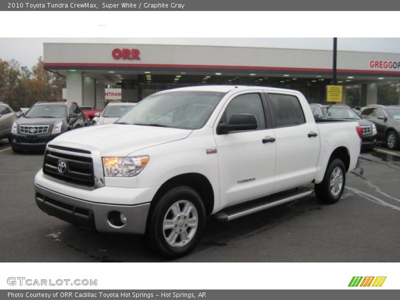 Super White / Graphite Gray 2010 Toyota Tundra CrewMax