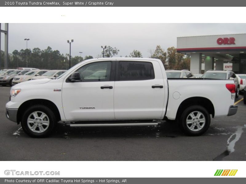 Super White / Graphite Gray 2010 Toyota Tundra CrewMax