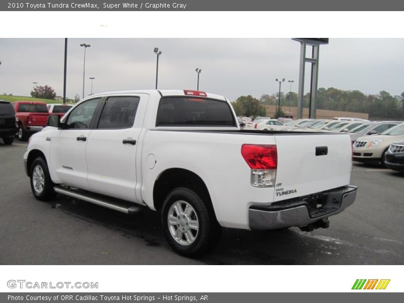 Super White / Graphite Gray 2010 Toyota Tundra CrewMax