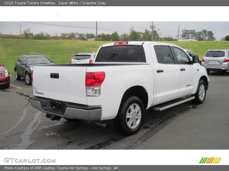 Super White / Graphite Gray 2010 Toyota Tundra CrewMax