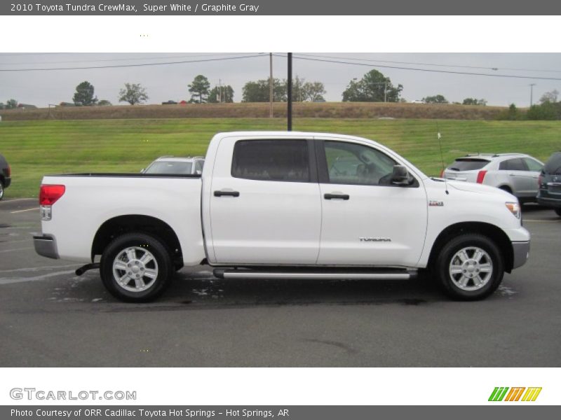 Super White / Graphite Gray 2010 Toyota Tundra CrewMax