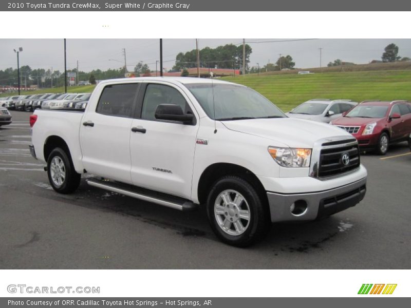 Super White / Graphite Gray 2010 Toyota Tundra CrewMax
