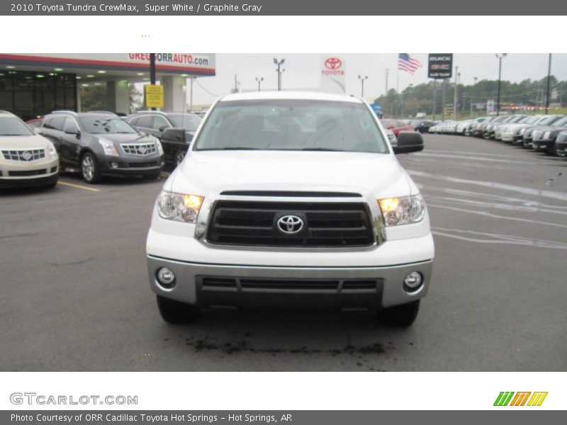 Super White / Graphite Gray 2010 Toyota Tundra CrewMax