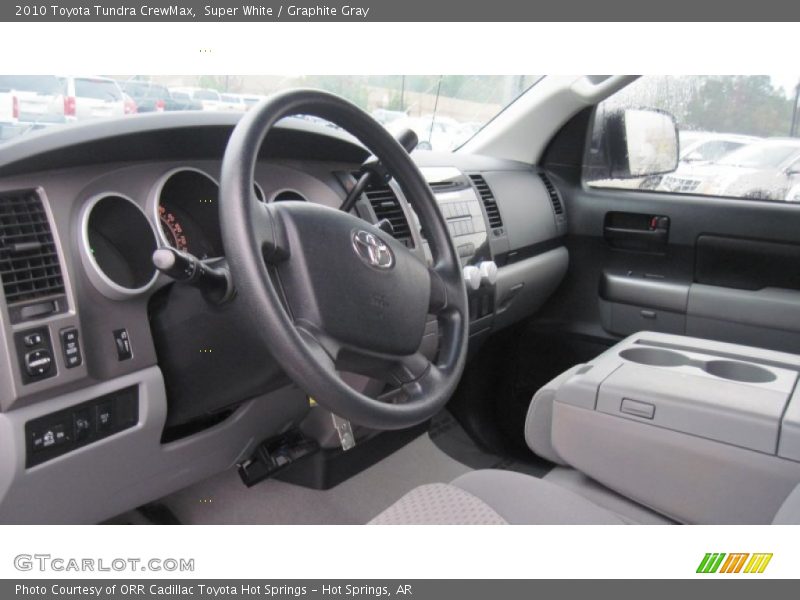 Super White / Graphite Gray 2010 Toyota Tundra CrewMax
