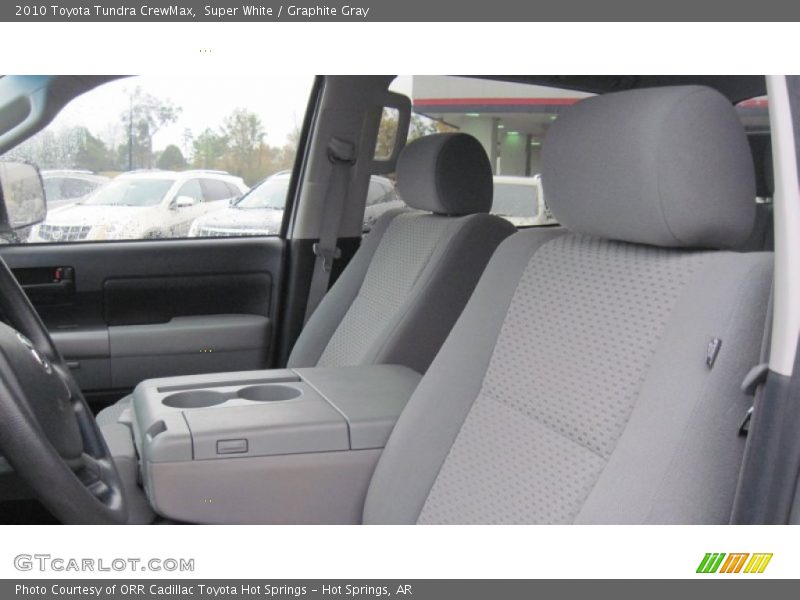 Super White / Graphite Gray 2010 Toyota Tundra CrewMax