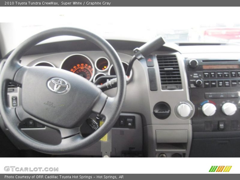 Super White / Graphite Gray 2010 Toyota Tundra CrewMax