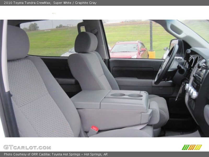 Super White / Graphite Gray 2010 Toyota Tundra CrewMax