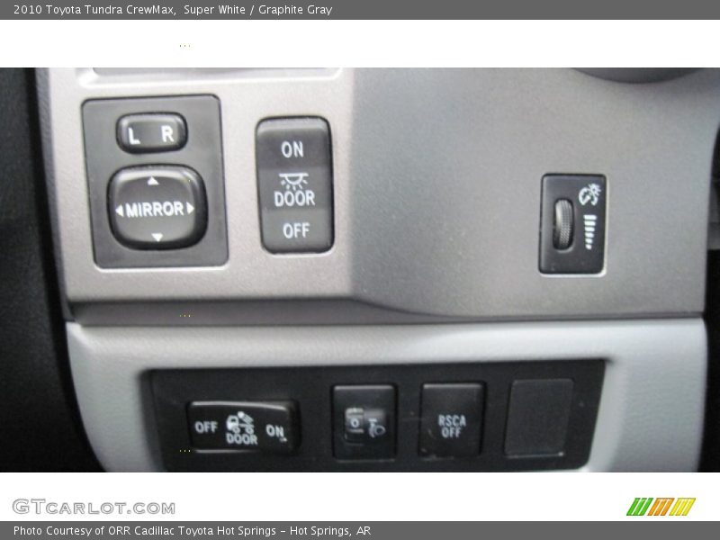 Super White / Graphite Gray 2010 Toyota Tundra CrewMax