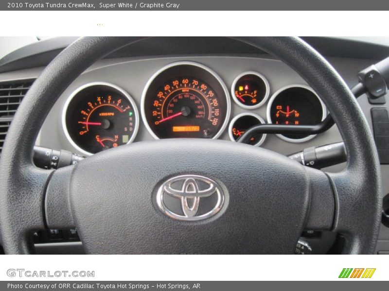 Super White / Graphite Gray 2010 Toyota Tundra CrewMax