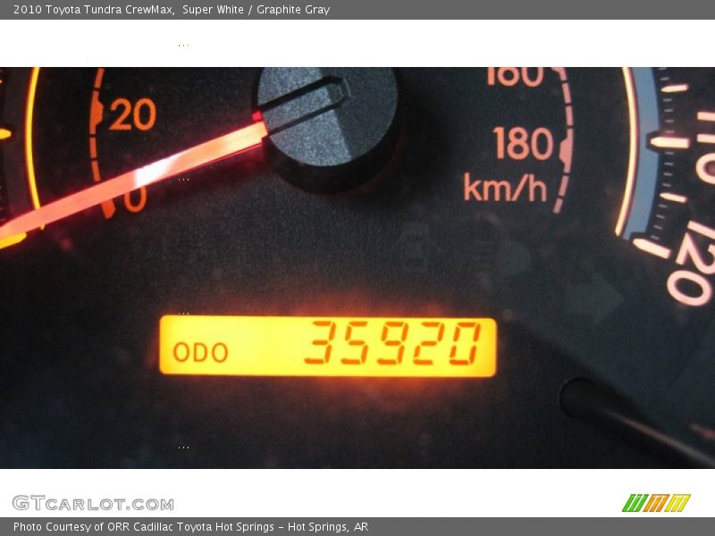 Super White / Graphite Gray 2010 Toyota Tundra CrewMax