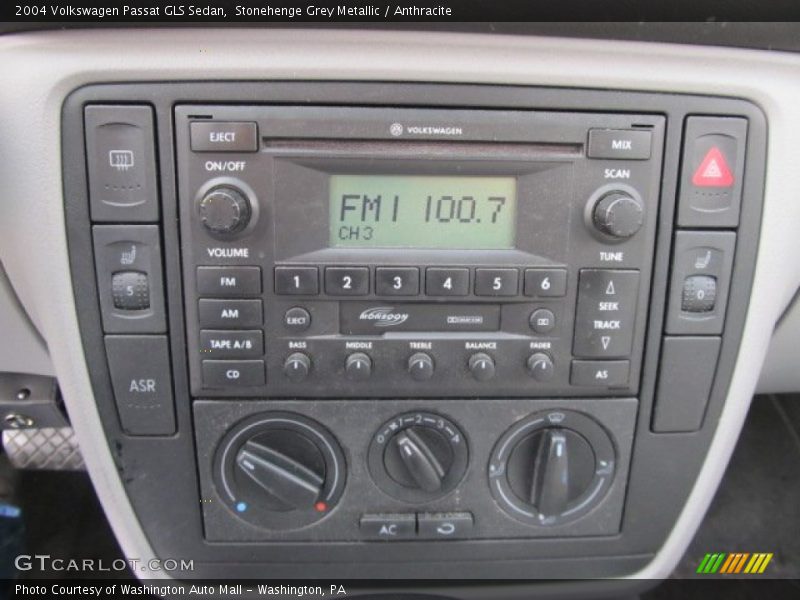 Stonehenge Grey Metallic / Anthracite 2004 Volkswagen Passat GLS Sedan