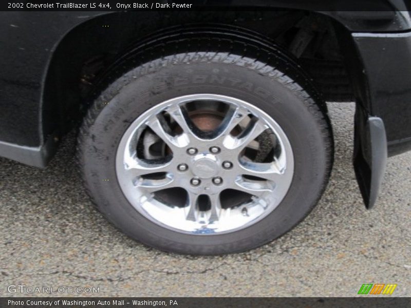 Onyx Black / Dark Pewter 2002 Chevrolet TrailBlazer LS 4x4