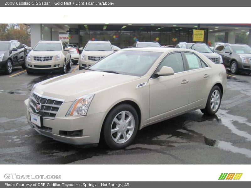 Gold Mist / Light Titanium/Ebony 2008 Cadillac CTS Sedan