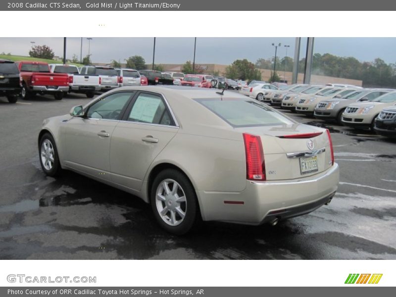 Gold Mist / Light Titanium/Ebony 2008 Cadillac CTS Sedan