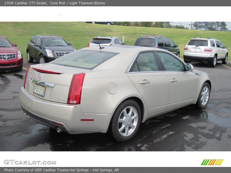 Gold Mist / Light Titanium/Ebony 2008 Cadillac CTS Sedan