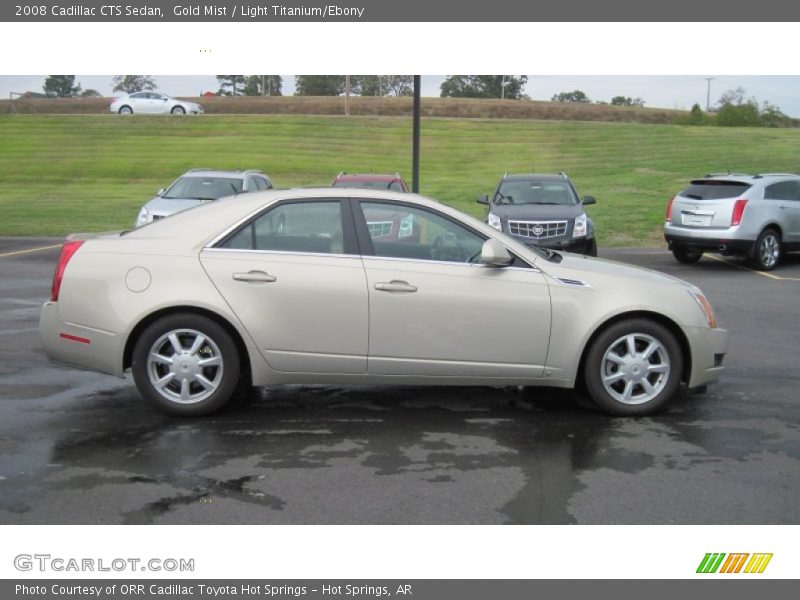 Gold Mist / Light Titanium/Ebony 2008 Cadillac CTS Sedan