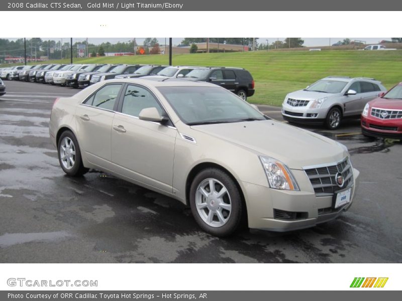 Gold Mist / Light Titanium/Ebony 2008 Cadillac CTS Sedan