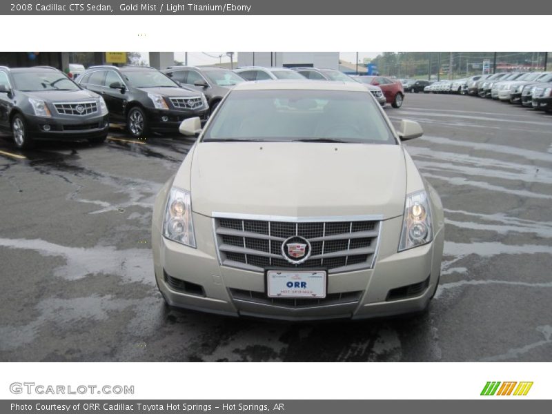 Gold Mist / Light Titanium/Ebony 2008 Cadillac CTS Sedan