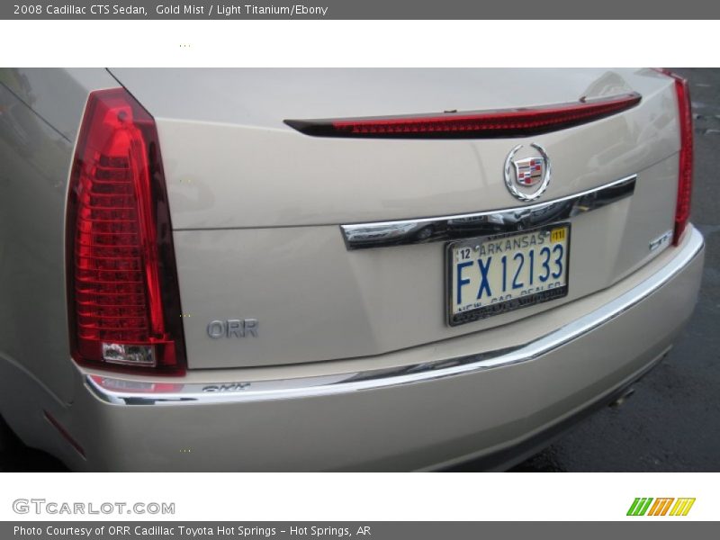 Gold Mist / Light Titanium/Ebony 2008 Cadillac CTS Sedan