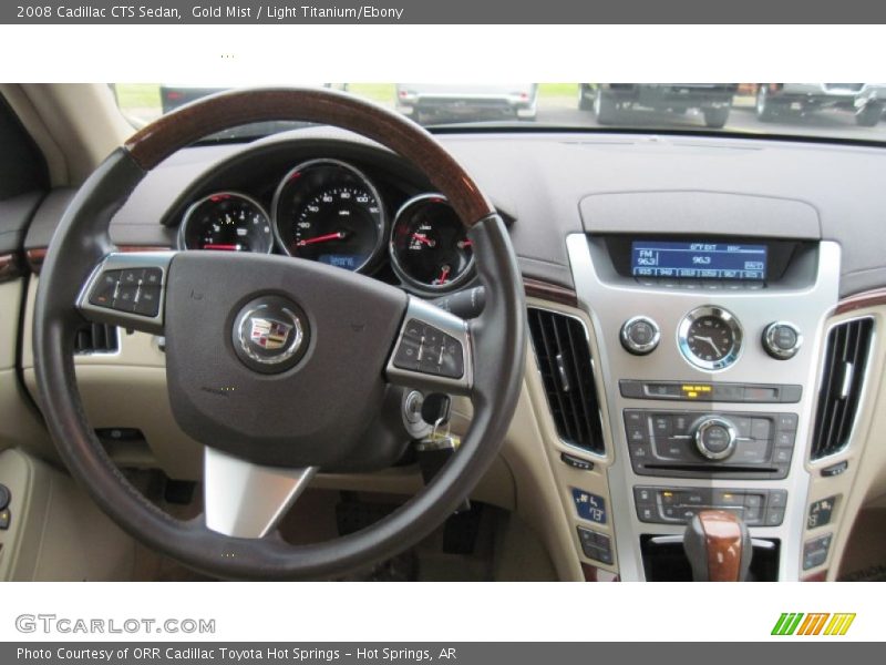 Gold Mist / Light Titanium/Ebony 2008 Cadillac CTS Sedan