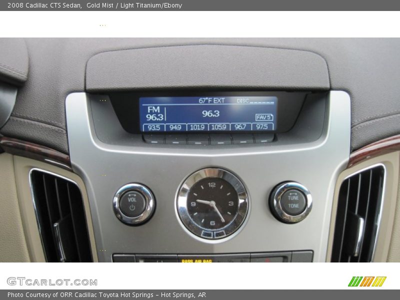 Gold Mist / Light Titanium/Ebony 2008 Cadillac CTS Sedan
