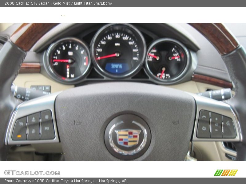 Gold Mist / Light Titanium/Ebony 2008 Cadillac CTS Sedan