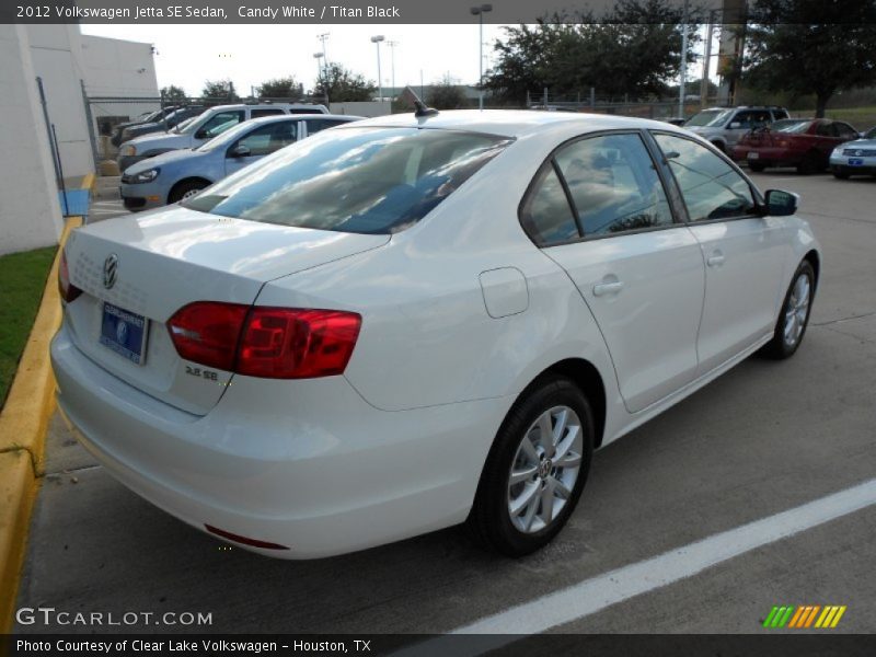 Candy White / Titan Black 2012 Volkswagen Jetta SE Sedan