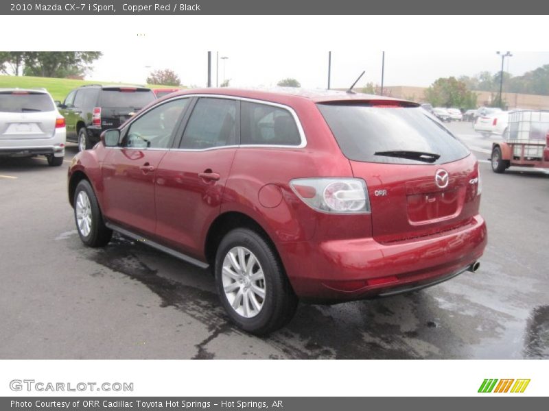 Copper Red / Black 2010 Mazda CX-7 i Sport