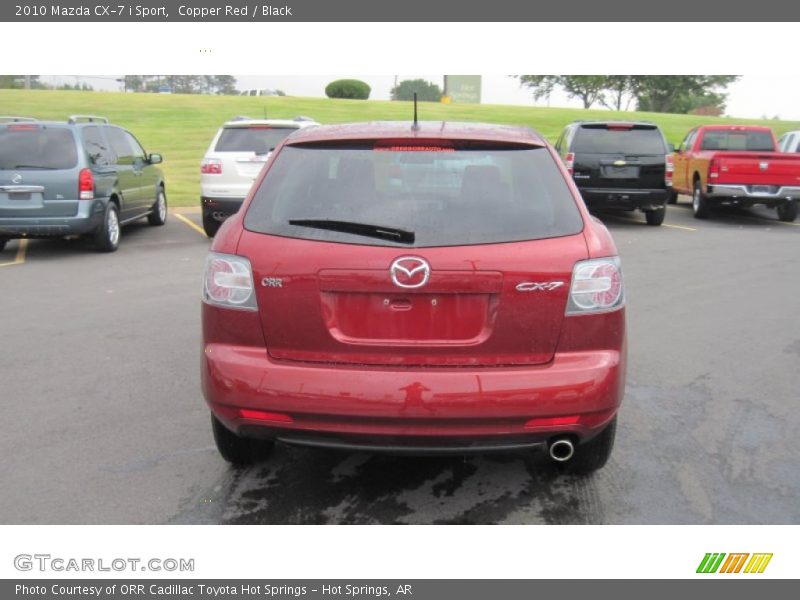 Copper Red / Black 2010 Mazda CX-7 i Sport