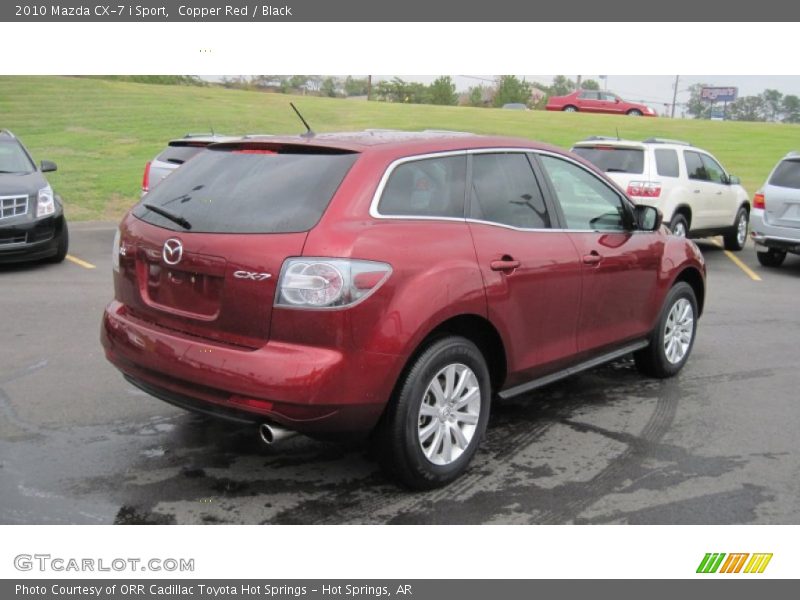 Copper Red / Black 2010 Mazda CX-7 i Sport