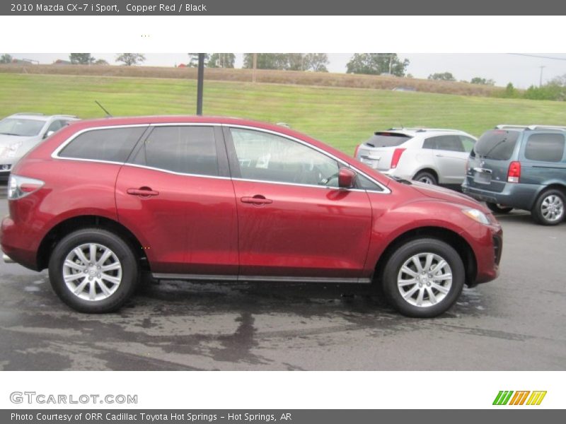 Copper Red / Black 2010 Mazda CX-7 i Sport