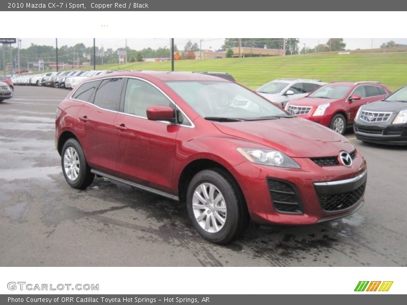 Copper Red / Black 2010 Mazda CX-7 i Sport