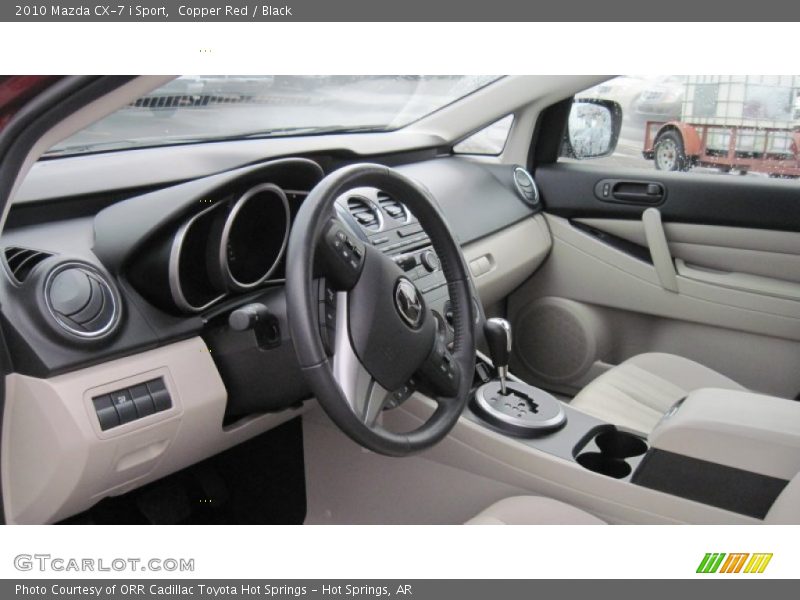 Copper Red / Black 2010 Mazda CX-7 i Sport