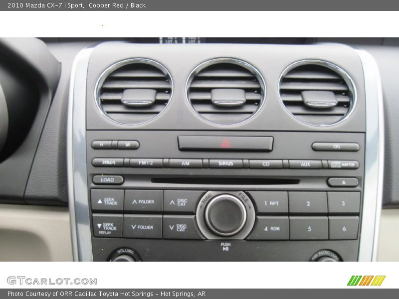Copper Red / Black 2010 Mazda CX-7 i Sport
