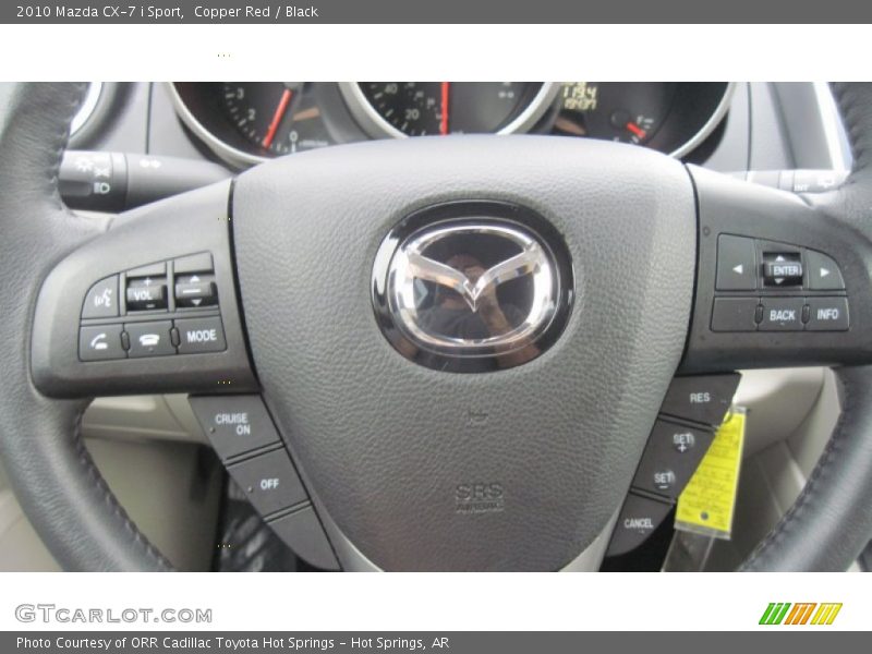 Copper Red / Black 2010 Mazda CX-7 i Sport