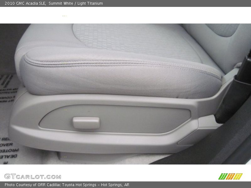 Summit White / Light Titanium 2010 GMC Acadia SLE