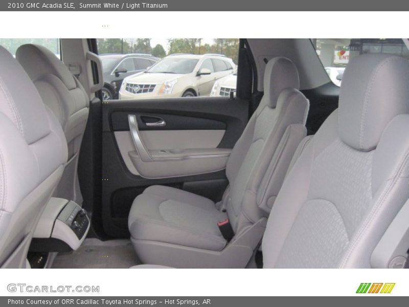 Summit White / Light Titanium 2010 GMC Acadia SLE